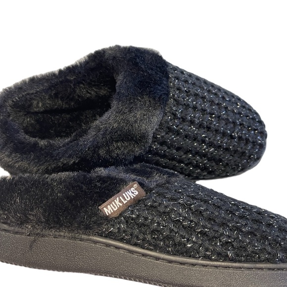 Muk Luks - Suzanne Black Mules - Sz Small - 5-6 (NWB) - Picture 3 of 8